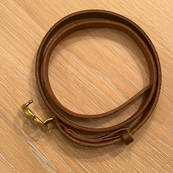 Authentic Gucci GG MARMONT THIN BELT with gold buckle - sz 80 (4) - Picture 4 of 4